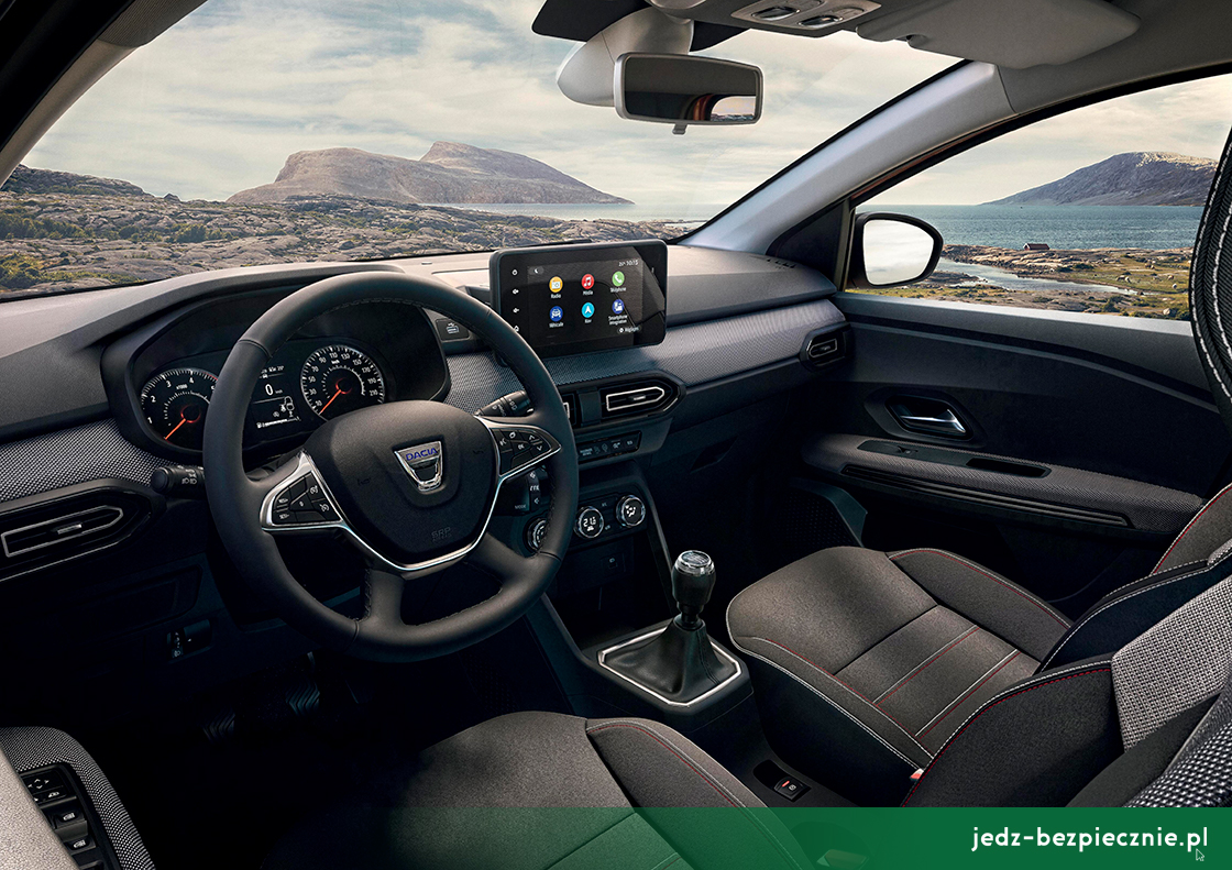Premiera tygodnia - Dacia Jogger - kokpit z 8-calowym ekranem dotykowym